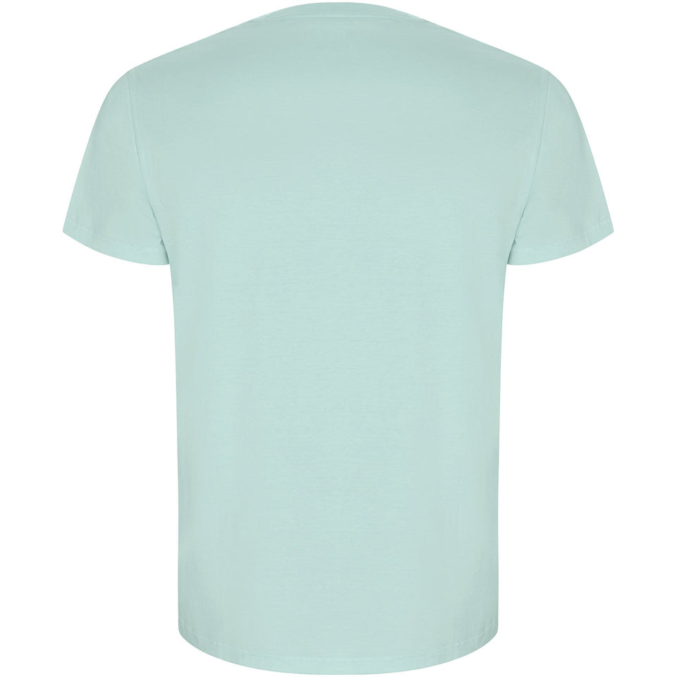 T-shirt a maniche corte da uomo Golden personalizzato con logo - Pubblienne