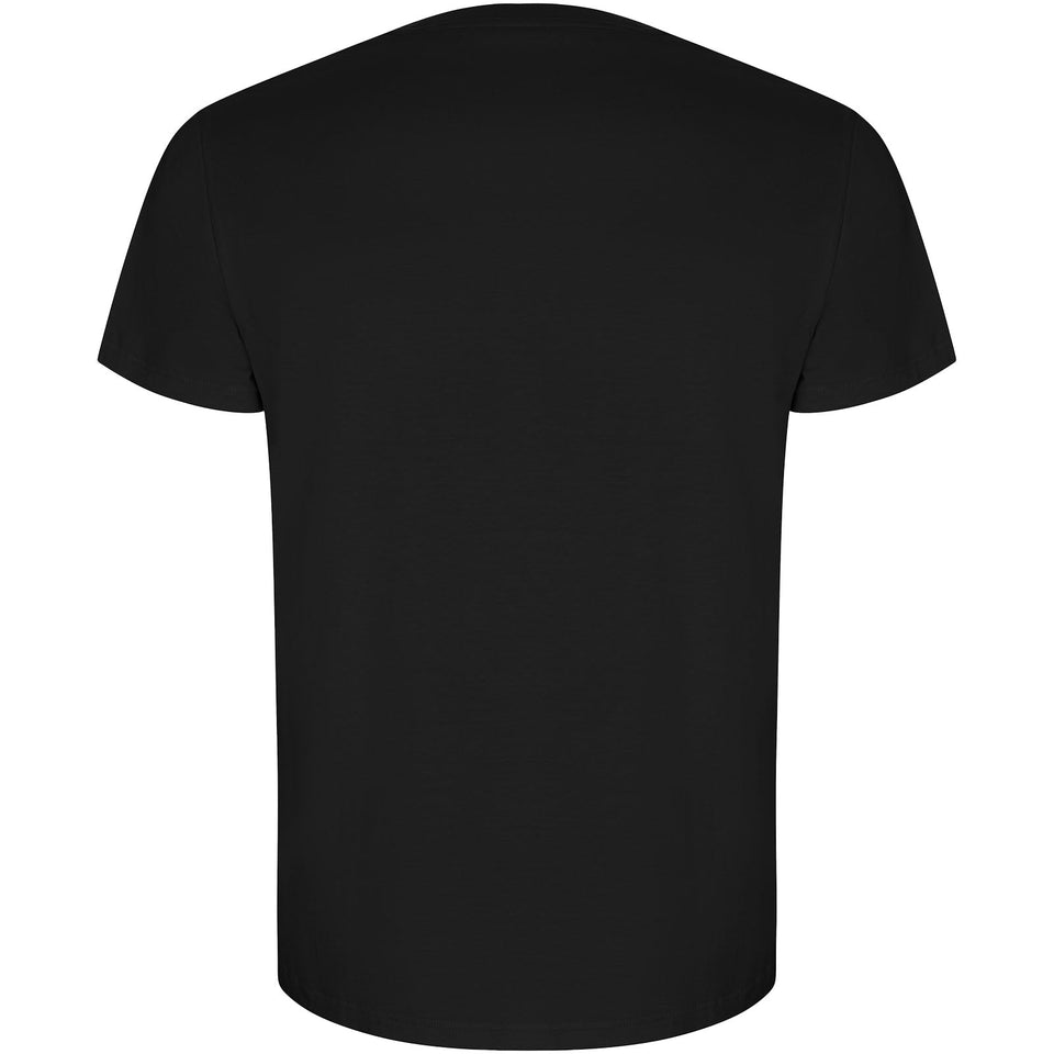 T-shirt a maniche corte da uomo Golden personalizzato con logo - Pubblienne