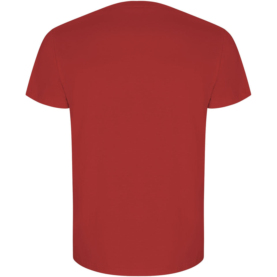 T-shirt a maniche corte da uomo Golden personalizzato con logo - Pubblienne