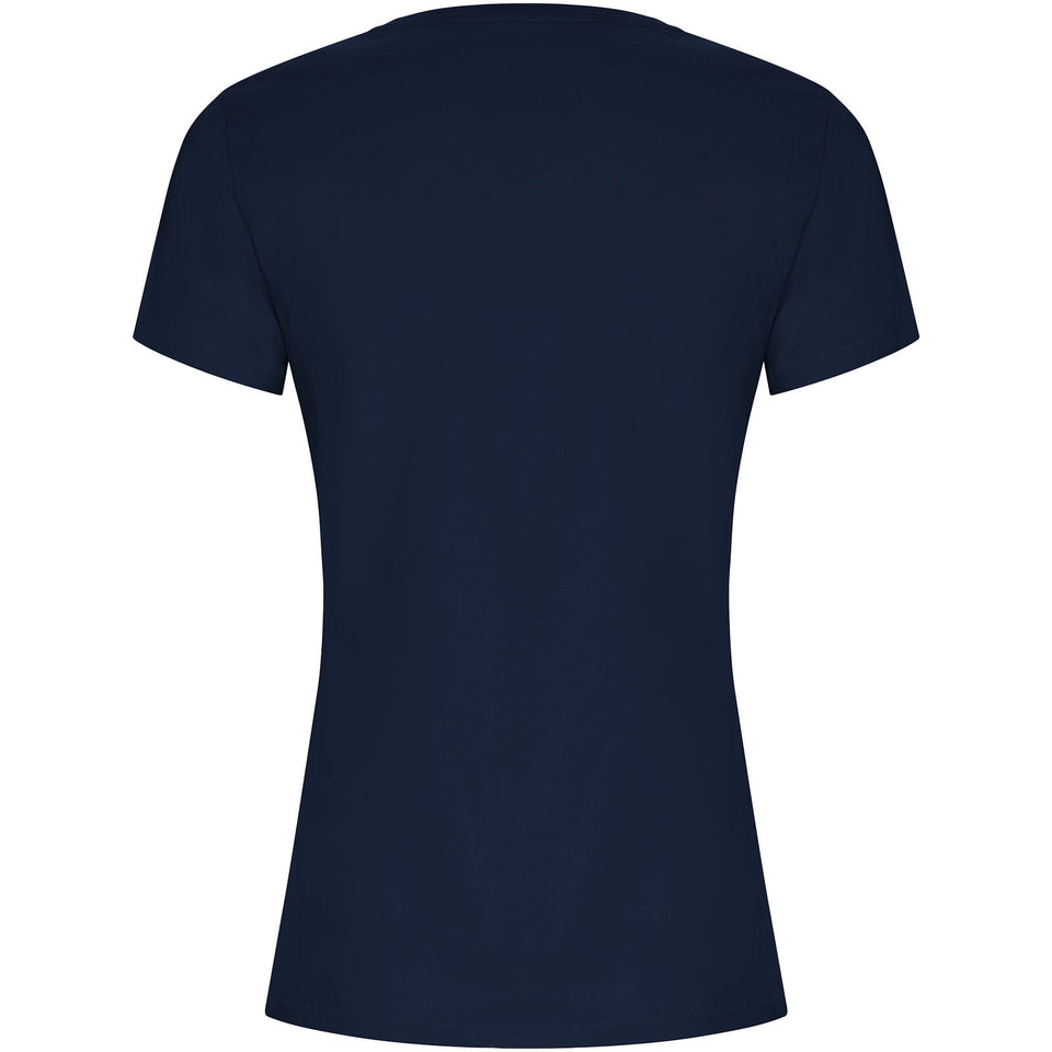 T-shirt a maniche corte da donna Golden personalizzato con logo - Pubblienne