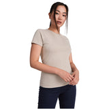 T-shirt a maniche corte da donna Golden personalizzato con logo - Pubblienne
