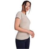 T-shirt a maniche corte da donna Golden personalizzato con logo - Pubblienne