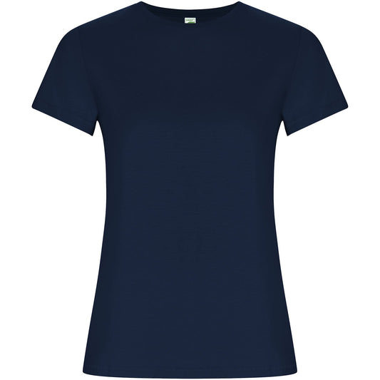 T-shirt a maniche corte da donna Golden personalizzato con logo - Pubblienne