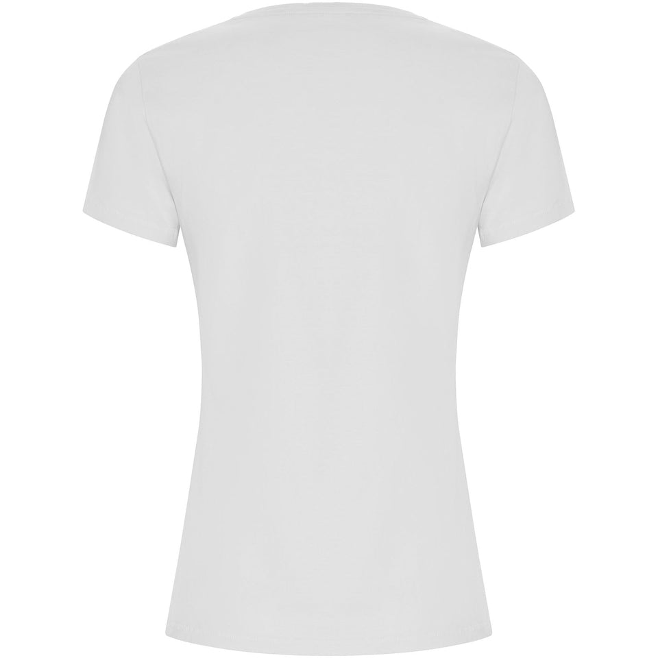 T-shirt a maniche corte da donna Golden personalizzato con logo - Pubblienne