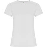 T-shirt a maniche corte da donna Golden personalizzato con logo - Pubblienne