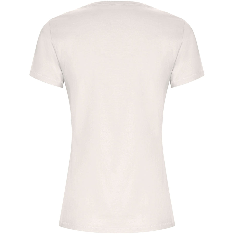 T-shirt a maniche corte da donna Golden personalizzato con logo - Pubblienne