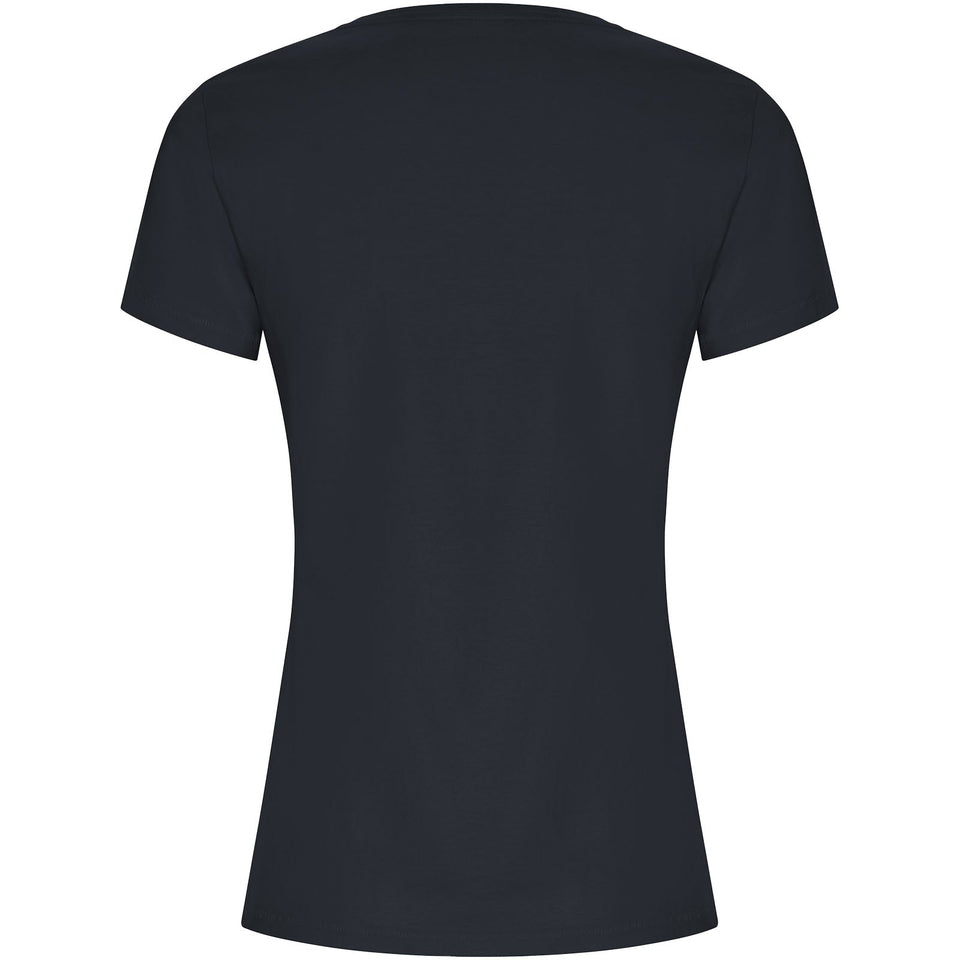 T-shirt a maniche corte da donna Golden personalizzato con logo - Pubblienne