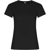 T-shirt a maniche corte da donna Golden personalizzato con logo - Pubblienne