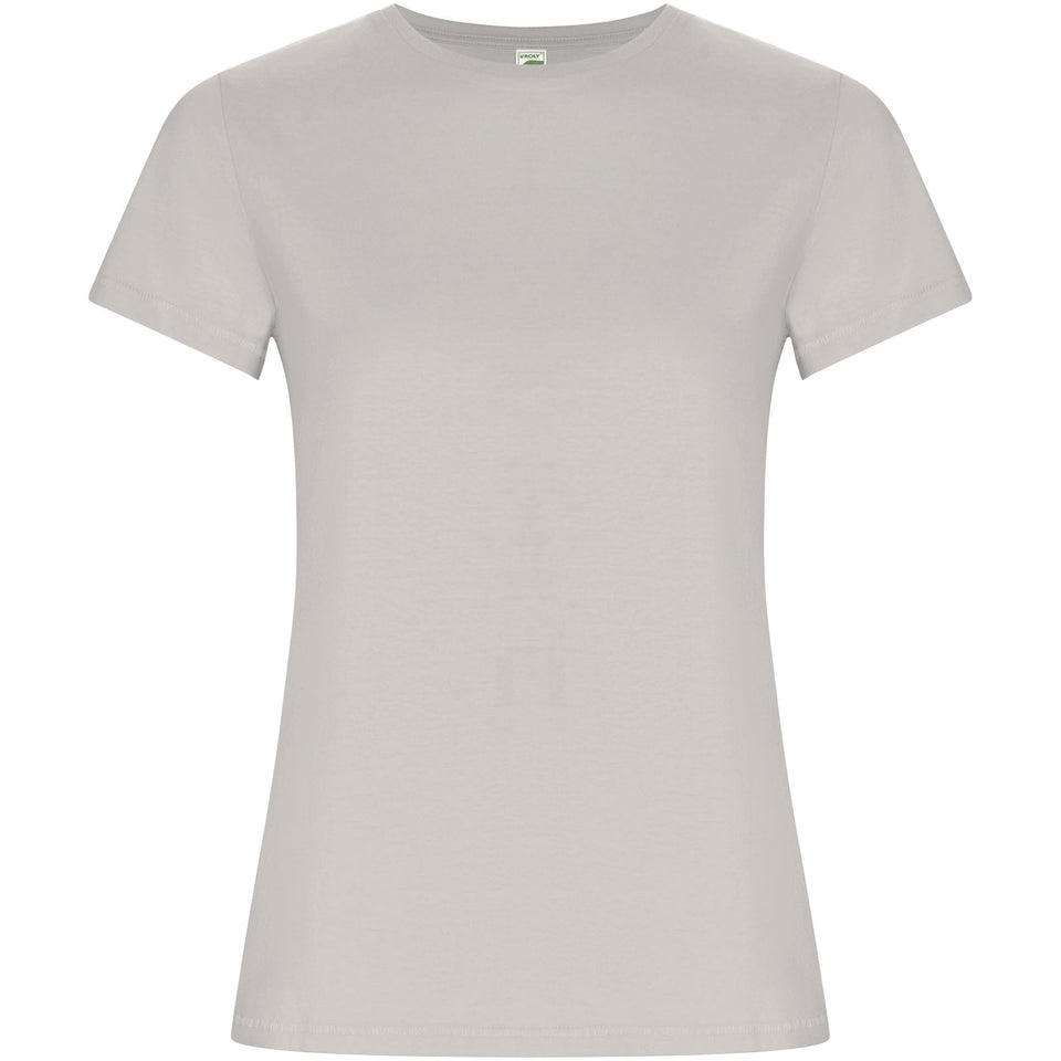 T-shirt a maniche corte da donna Golden personalizzato con logo - Pubblienne