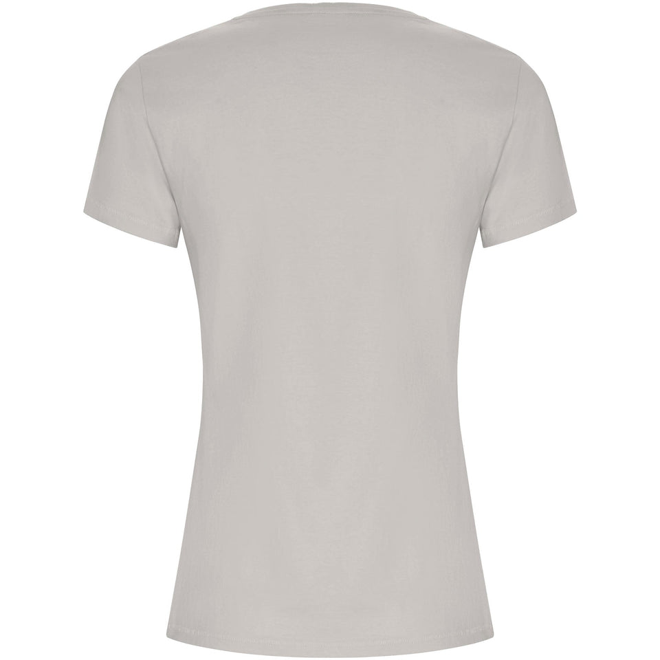 T-shirt a maniche corte da donna Golden personalizzato con logo - Pubblienne