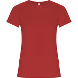 T-shirt a maniche corte da donna Golden personalizzato con logo - Pubblienne