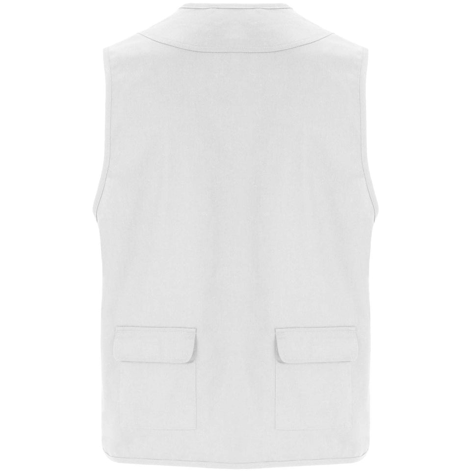 Gilet da lavoro con più tasche e scollo a V da 200 g/m² Venera personalizzato con logo - Pubblienne