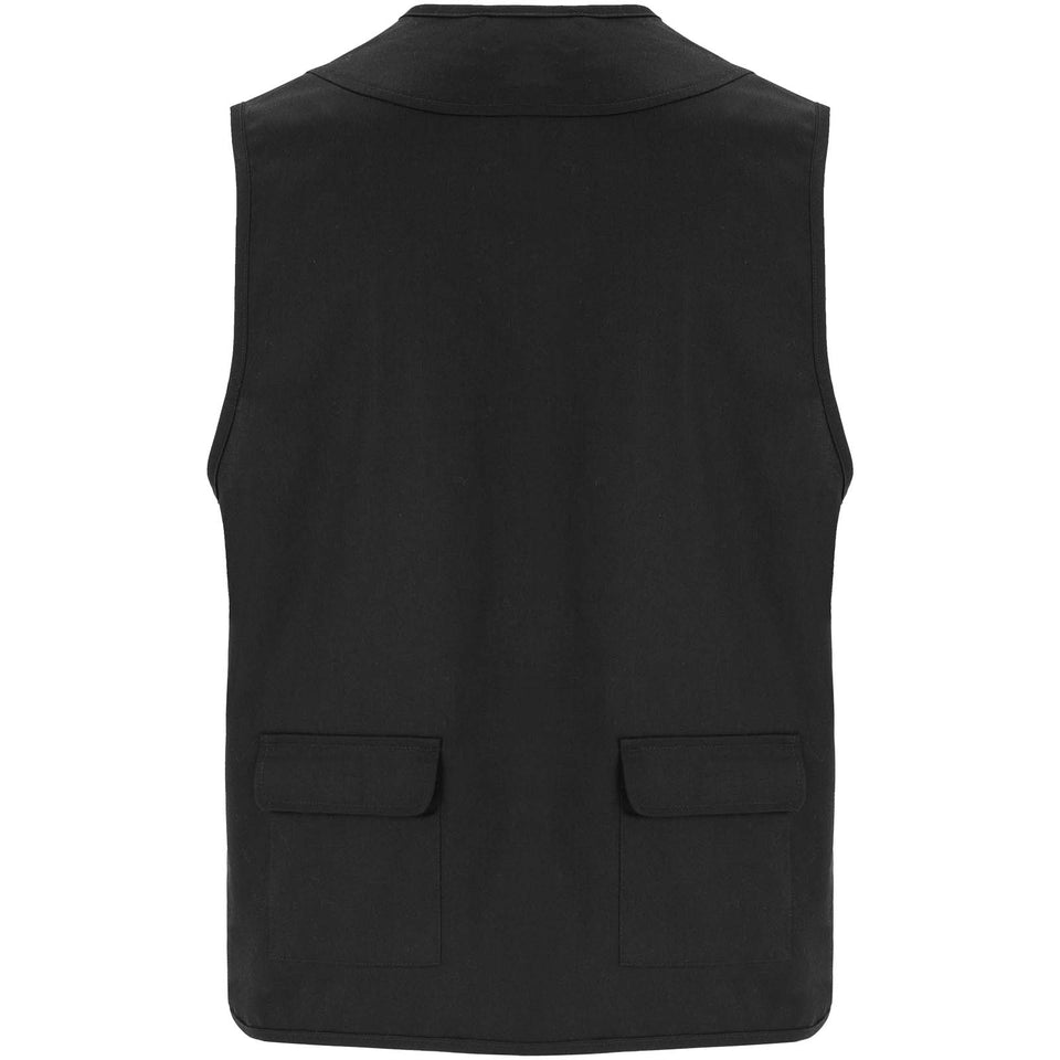 Gilet da lavoro con più tasche e scollo a V da 200 g/m² Venera personalizzato con logo - Pubblienne