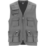 Gilet da lavoro con più tasche e scollo a V da 200 g/m² Venera personalizzato con logo - Pubblienne