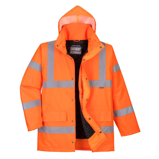 Giacca Traffic invernale Hi-Vis Portwest personalizzato con logo - Pubblienne