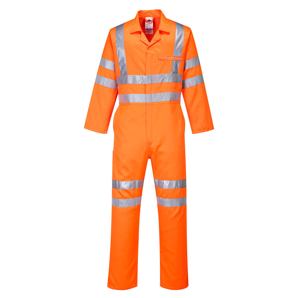 Tuta di servizio Hi-Vis in policotone Portwest personalizzato con logo - Pubblienne