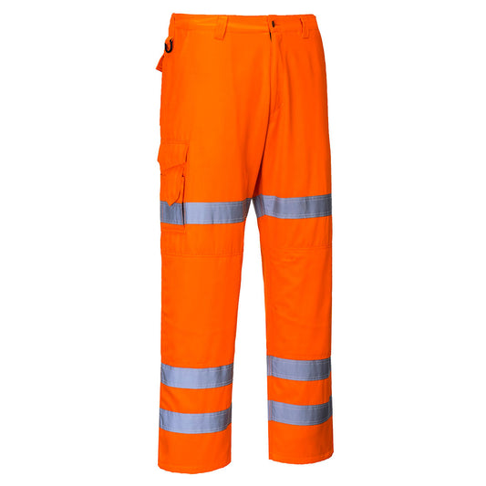 Pantaloni Combat a tre bande Hi-Vis Portwest personalizzato con logo - Pubblienne