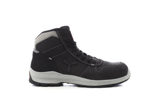 GET FORCE MID S3 SCARPA ANTINFORTUNISTICA ALTA IN NABUK PAYPER personalizzato con logo - Pubblienne