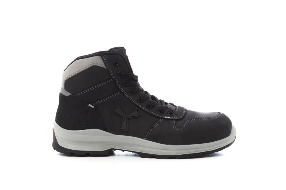 GET FORCE MID S3 SCARPA ANTINFORTUNISTICA ALTA IN NABUK PAYPER personalizzato con logo - Pubblienne