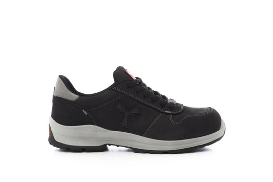 GET FORCE LOW S3 SCARPA ANTINFORTUNISTICA BASSA IN NABUK PAYPER personalizzato con logo - Pubblienne