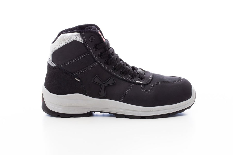 GET FORCE MID LADY S3 SCARPA ANTINFORTUNISTICA ALTA DONNA IN NABUK PAYPER personalizzato con logo - Pubblienne