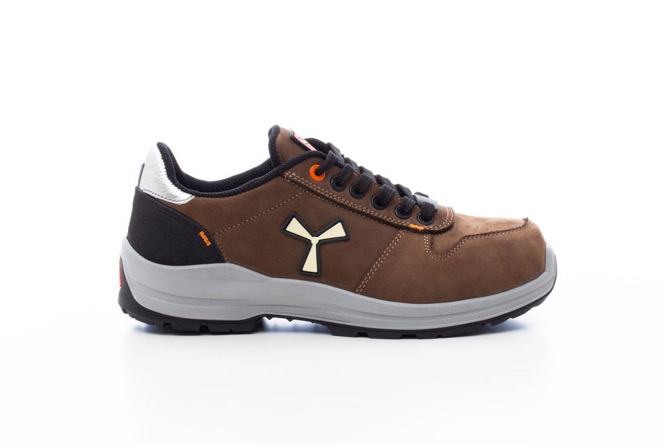 GET FORCE LOW LADY S3 SCARPA ANTINFORTUNISTICA DONNA IN NABUK PAYPER personalizzato con logo - Pubblienne