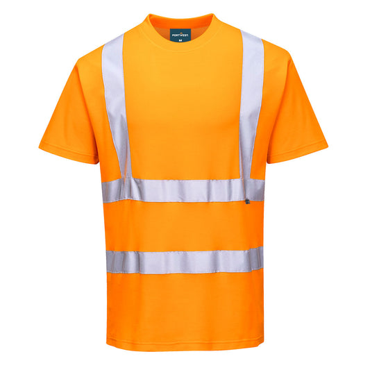 T-shirt Cotton Comfort Hi-Vis Portwest personalizzato con logo - Pubblienne