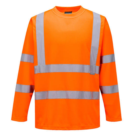 T-Shirt maniche lunghe Hi-Vis Portwest personalizzato con logo - Pubblienne
