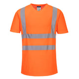 T-shirt Mesh Cotton Comfort Hi-Vis Portwest personalizzato con logo - Pubblienne