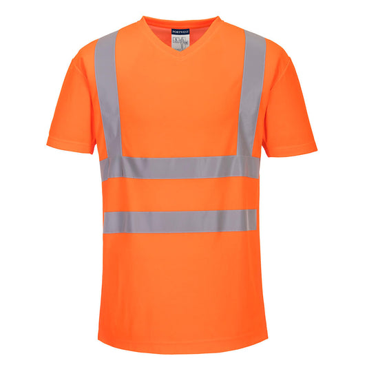 T-shirt Mesh Cotton Comfort Hi-Vis Portwest personalizzato con logo - Pubblienne