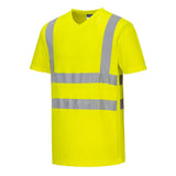 T-shirt Mesh Cotton Comfort Hi-Vis Portwest personalizzato con logo - Pubblienne