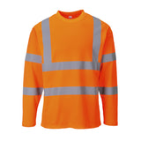 T-shirt maniche lunghe Hi-Vis Portwest personalizzato con logo - Pubblienne