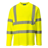 T-shirt maniche lunghe Hi-Vis Portwest personalizzato con logo - Pubblienne