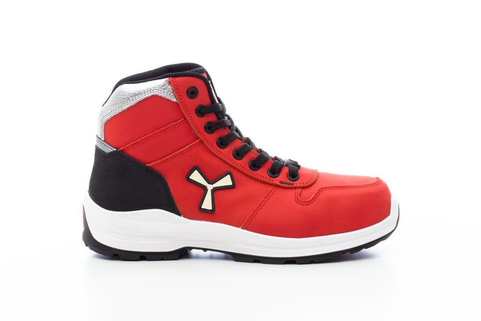 GET FORCE MID LADY S3 SCARPA ANTINFORTUNISTICA ALTA DONNA IN NABUK PAYPER personalizzato con logo - Pubblienne