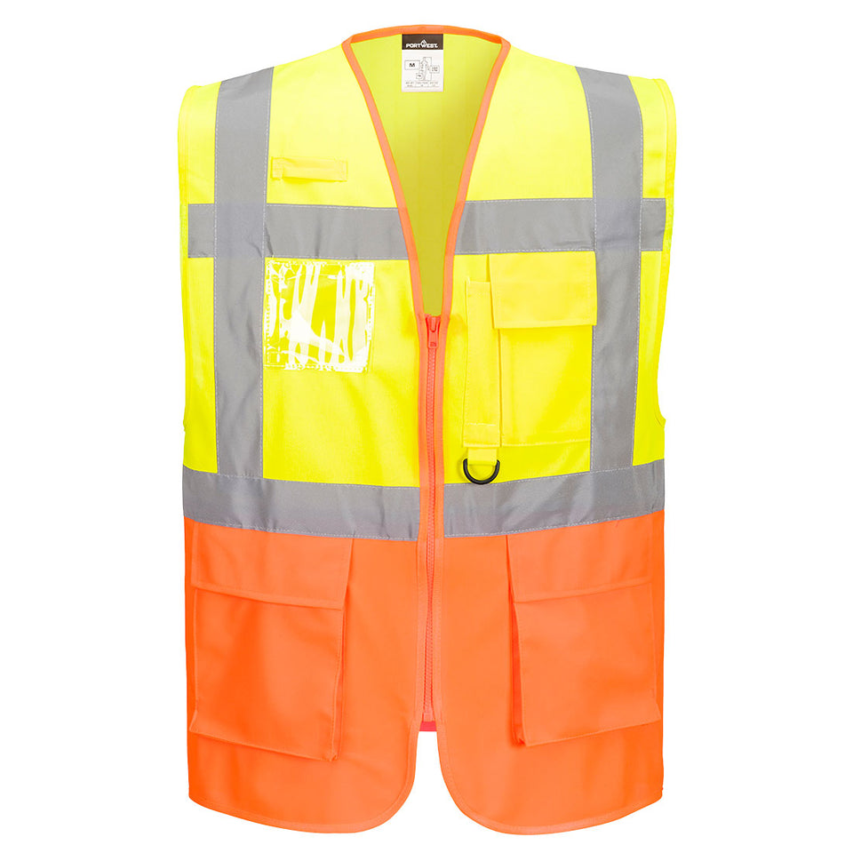 Gilet Executive Praga Portwest personalizzato con logo - Pubblienne