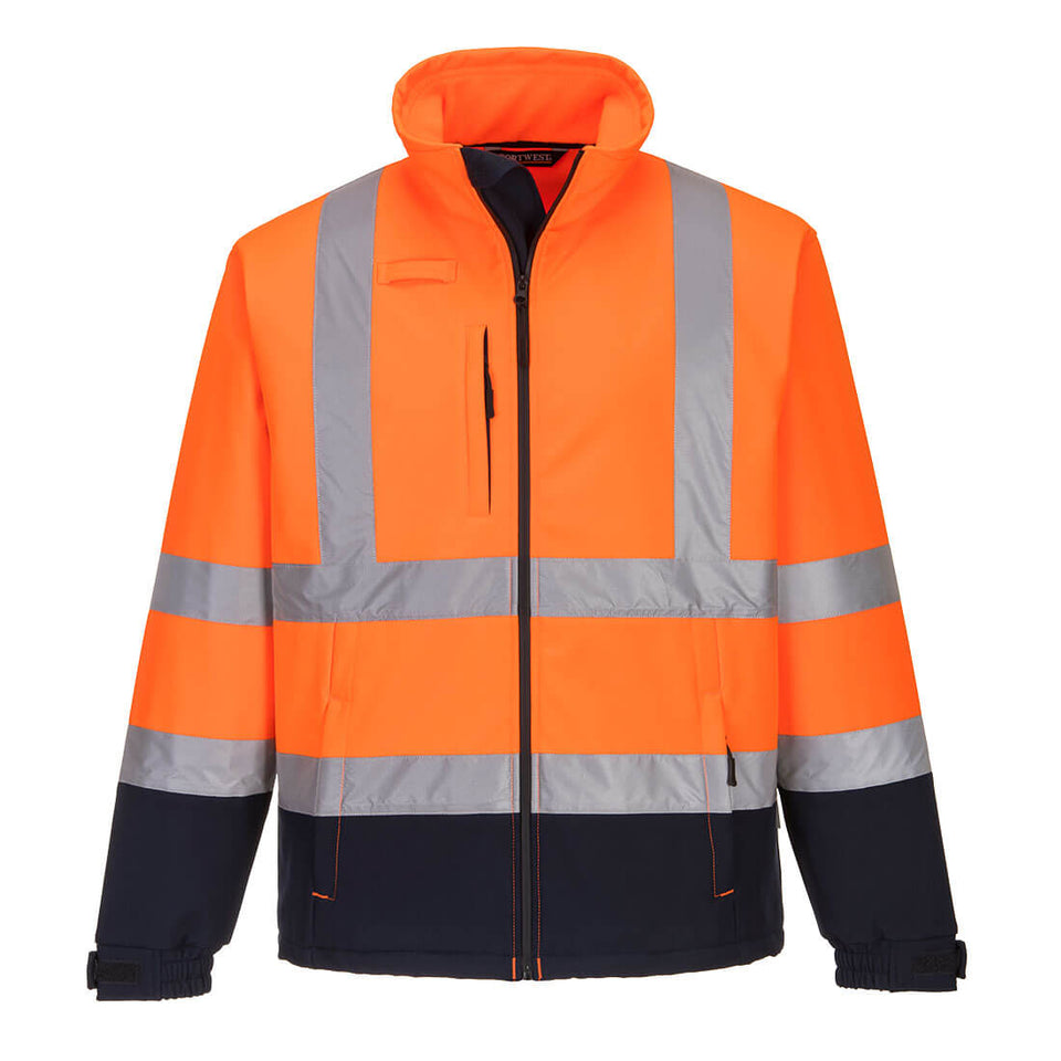 Sofshell Bicolore Hi-Vis (3L) Portwest personalizzato con logo - Pubblienne