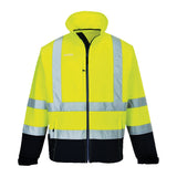 Sofshell Bicolore Hi-Vis (3L) Portwest personalizzato con logo - Pubblienne