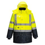 Giacca Traffic bicolore 7 in 1 Hi-Vis Portwest personalizzato con logo - Pubblienne
