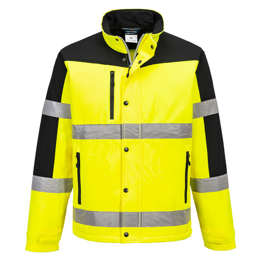 Sofshell Bicolore Hi-Vis (3L) Portwest personalizzato con logo - Pubblienne
