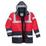 Giacca Traffic Bicolore Hi-Vis Portwest personalizzato con logo - Pubblienne