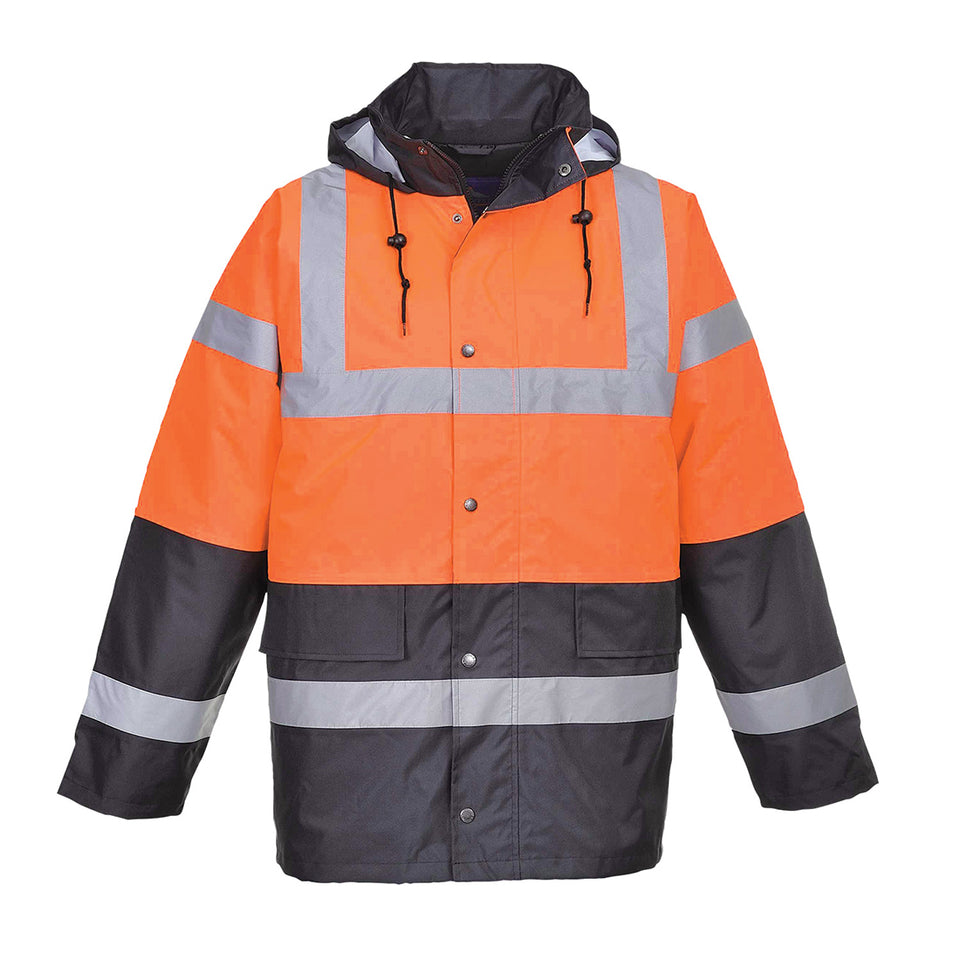 Giacca Traffic Bicolore Hi-Vis Portwest personalizzato con logo - Pubblienne