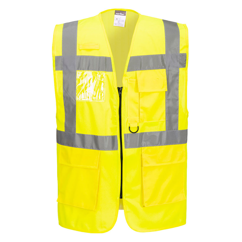 Gilet Executive Berlino Portwest personalizzato con logo - Pubblienne