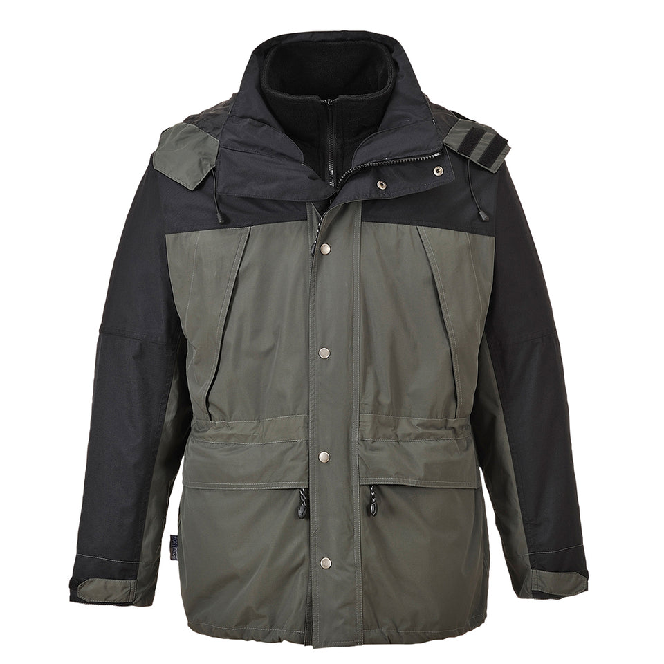 Giacca traspirante Orkney 3-in-1 Portwest personalizzato con logo - Pubblienne