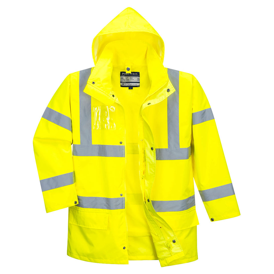 Giacca Essential Hi-Vis 5 in 1 Portwest personalizzato con logo - Pubblienne