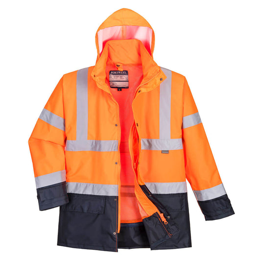 Giacca Executive 5 in 1 Hi-Vis Portwest personalizzato con logo - Pubblienne