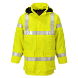 Giacca Bizflame Rain multinorma Hi-Vis Portwest personalizzato con logo - Pubblienne