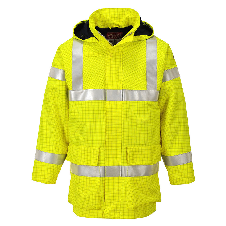 Giacca Bizflame Rain multinorma Hi-Vis Portwest personalizzato con logo - Pubblienne