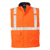 Gilet Imbottito antistatico FR Bizflame Rain Hi-Vis Portwest personalizzato con logo - Pubblienne