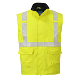 Gilet Imbottito antistatico FR Bizflame Rain Hi-Vis Portwest personalizzato con logo - Pubblienne