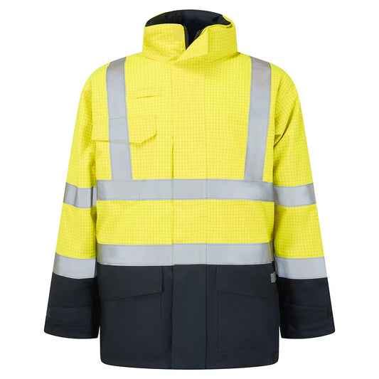Giacca Bizflame Rain multinorma Hi-Vis Portwest personalizzato con logo - Pubblienne